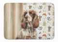 Liver Roan English Cocker Spaniel Coffee Bar Memory Foam Kitchen Mat Machine Washable Anti-Fatigue Cushion Comfort Bath or Kitchen Rug