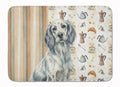 Blue Belton English Setter Coffee Bar Memory Foam Kitchen Mat Machine Washable Anti-Fatigue Cushion Comfort Bath or Kitchen Rug