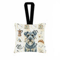 Kerry Blue Terrier Coffee Bar Hanging Square Fabric Ornament 3.5 � 3.5 Decorative Door-Knob & Tree Hanger, Soft Fabric