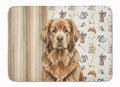 Brown Newfoundland Coffee Bar Memory Foam Kitchen Mat Machine Washable Anti-Fatigue Cushion Comfort Bath or Kitchen Rug