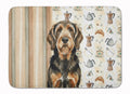 Black and Tan Otterhound Coffee Bar Memory Foam Kitchen Mat Machine Washable Anti-Fatigue Cushion Comfort Bath or Kitchen Rug
