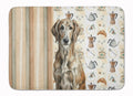 Brindle Scottish Deerhound Coffee Bar Memory Foam Kitchen Mat Machine Washable Anti-Fatigue Cushion Comfort Bath or Kitchen Rug
