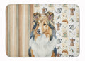 Sable Sheltie Coffee Bar Memory Foam Kitchen Mat Machine Washable Anti-Fatigue Cushion Comfort Bath or Kitchen Rug