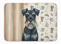 Standard Schnauzer Coffee Bar Memory Foam Kitchen Mat Machine Washable Anti-Fatigue Cushion Comfort Bath or Kitchen Rug