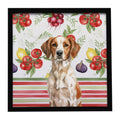 Roan Brittany Vegetables Framed Metal Print Bathroom, Kitchen, Office, Home Decor Wall Art Ready to Hang, Square, 8X8