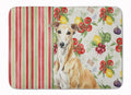 Fawn Greyhound Vegetables Memory Foam Kitchen Mat Machine Washable Anti-Fatigue Cushion Comfort Bath or Kitchen Rug