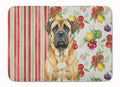 Fawn Mastiff Vegetables Memory Foam Kitchen Mat Machine Washable Anti-Fatigue Cushion Comfort Bath or Kitchen Rug