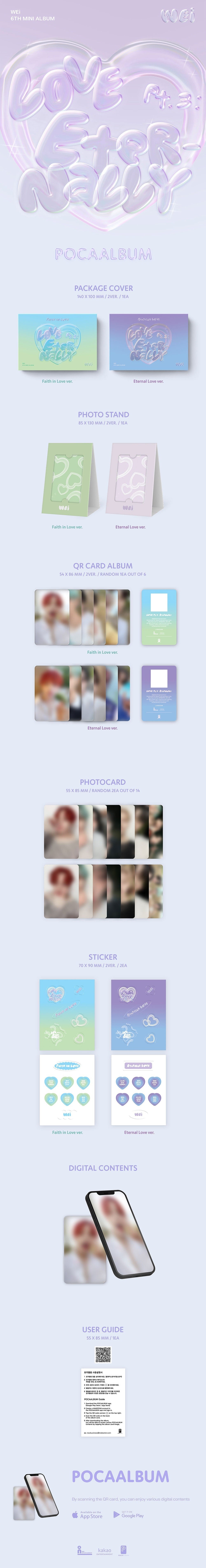 Wei 6th Ep Album - Love Part.3 Eternally (Poca Album Ver.)
