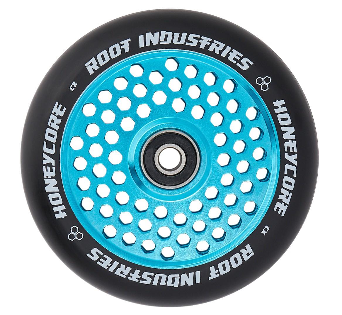 Root Industries HoneyCore Wheels 110mm - Black/Sky Blue (Pair)