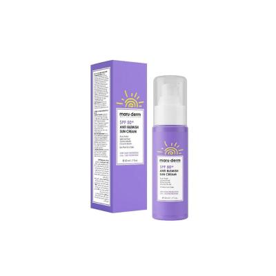 Maruderm SPF 50+ Anti-Blemish Korean Sunscreen: High UVA/UVB Protection, Reduce Blemishes, Water-Based Formula, All Skin Types