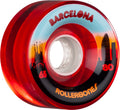 Rollerbones Outdoor Barcelona Wheel 65mm 80a - Red (Set of 8)