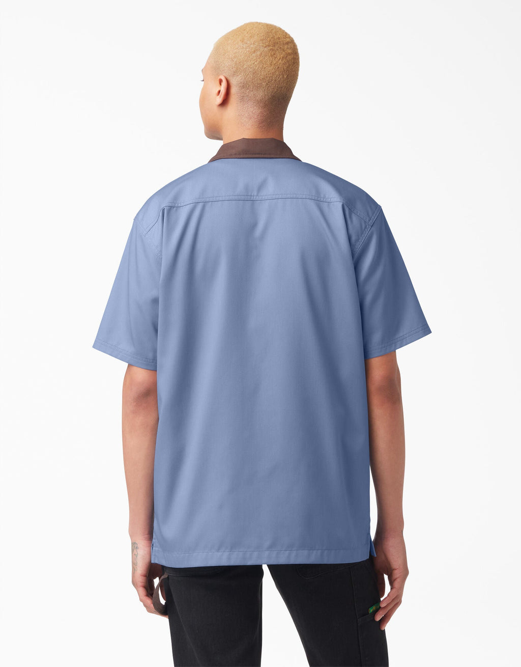 Dickies Vincent Alvarez Block Collar Work Shirt - Gulf Blue