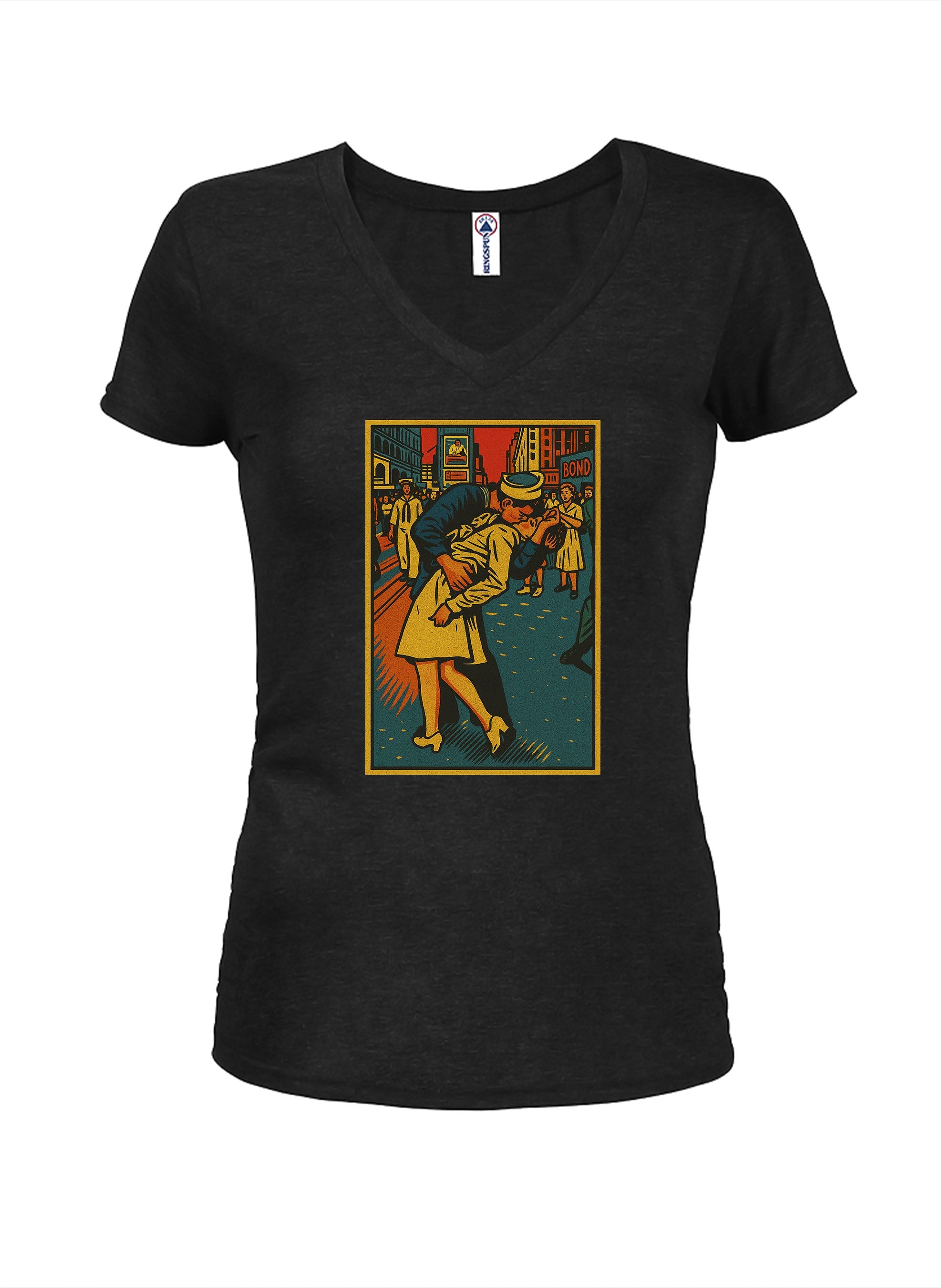 Wars End Juniors V Neck T-Shirt