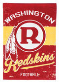 Washington Commanders Garden Flag 2 Sided Vintage