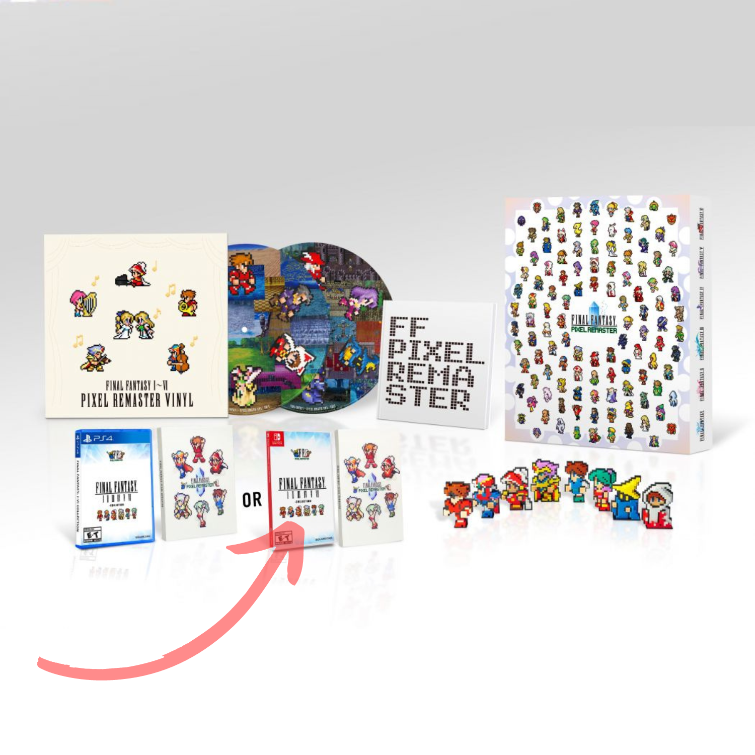 Final Fantasy I-VI Collection Pixel Remaster Anniversary Edition - Nintendo- Switch US