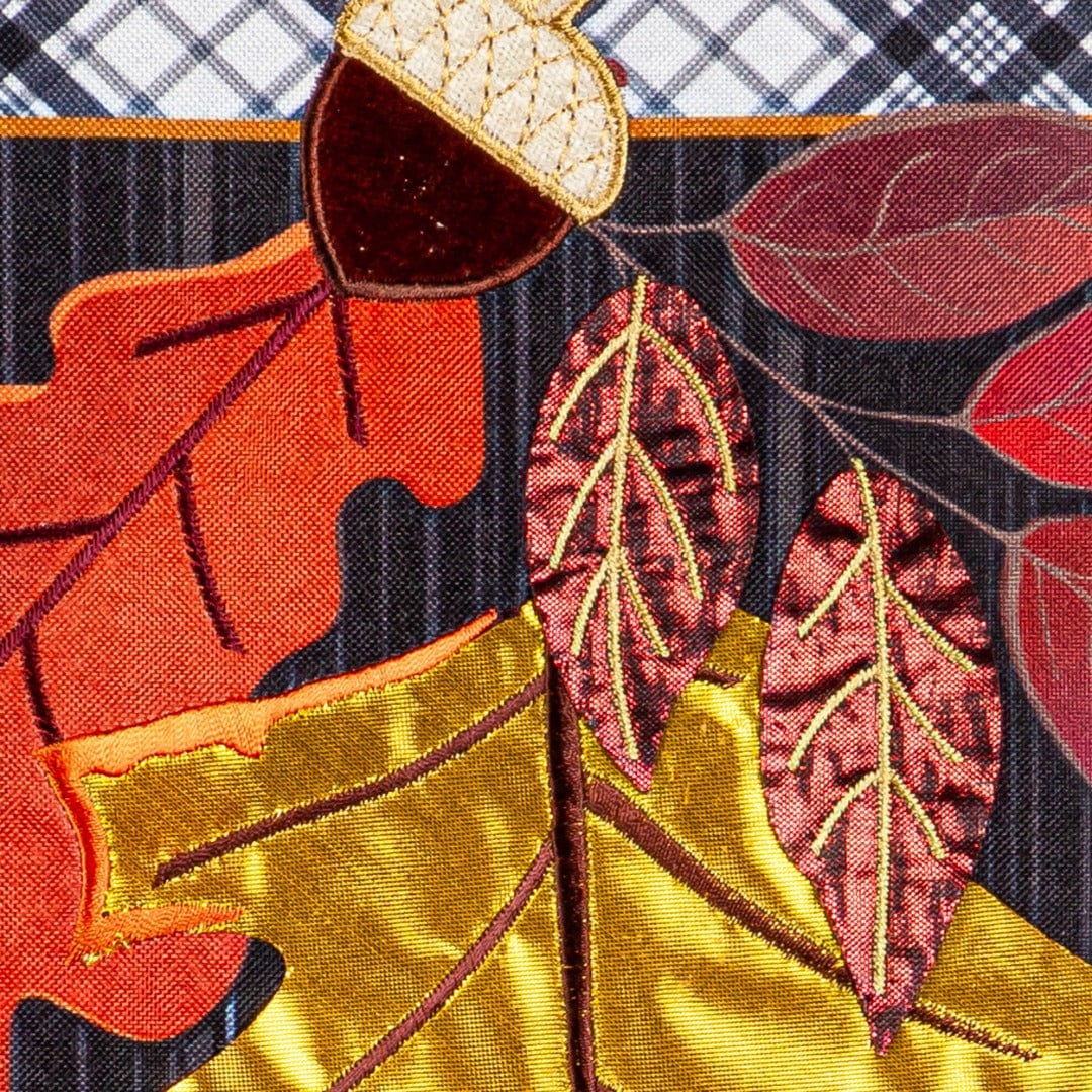 Welcome Autumn Leaves Fall Garden Flag 2 Sided