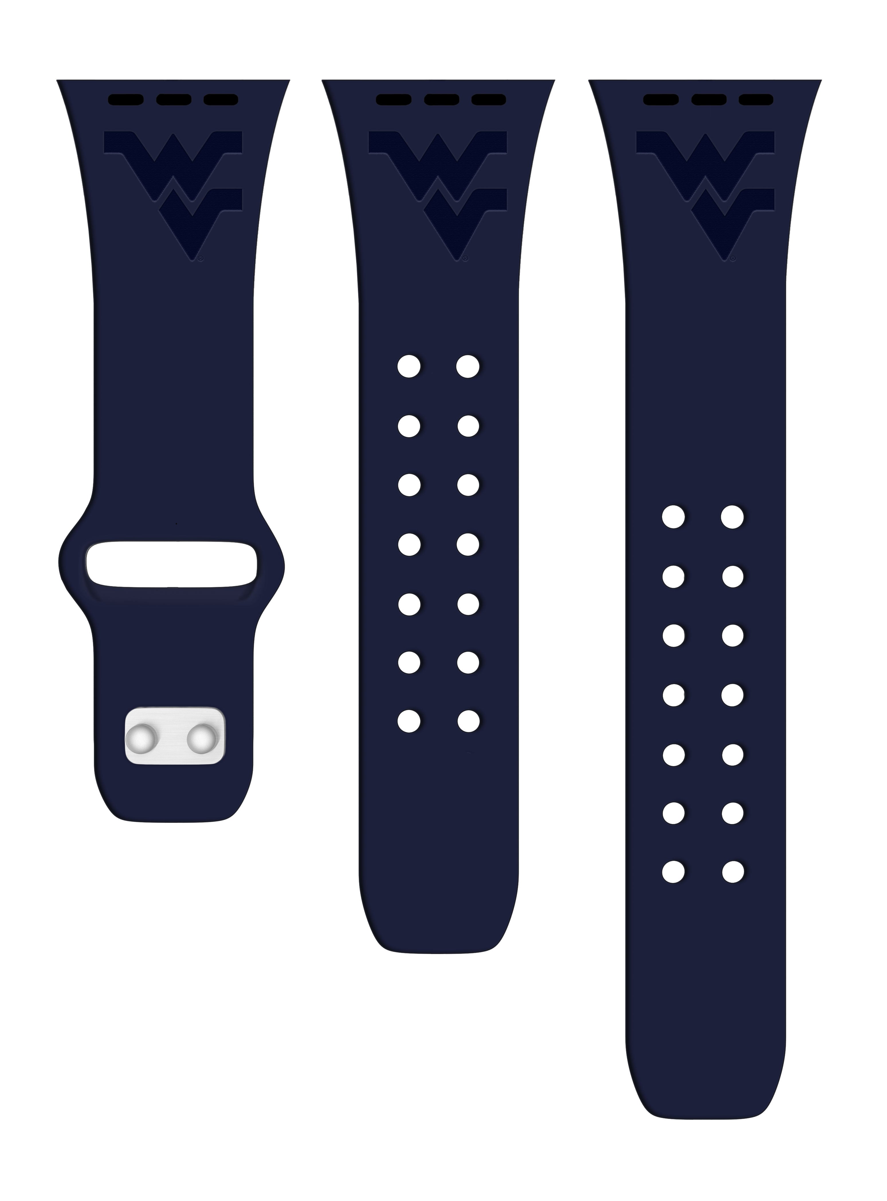 West Virginia Mountaineers Engraved Apple Watch Band