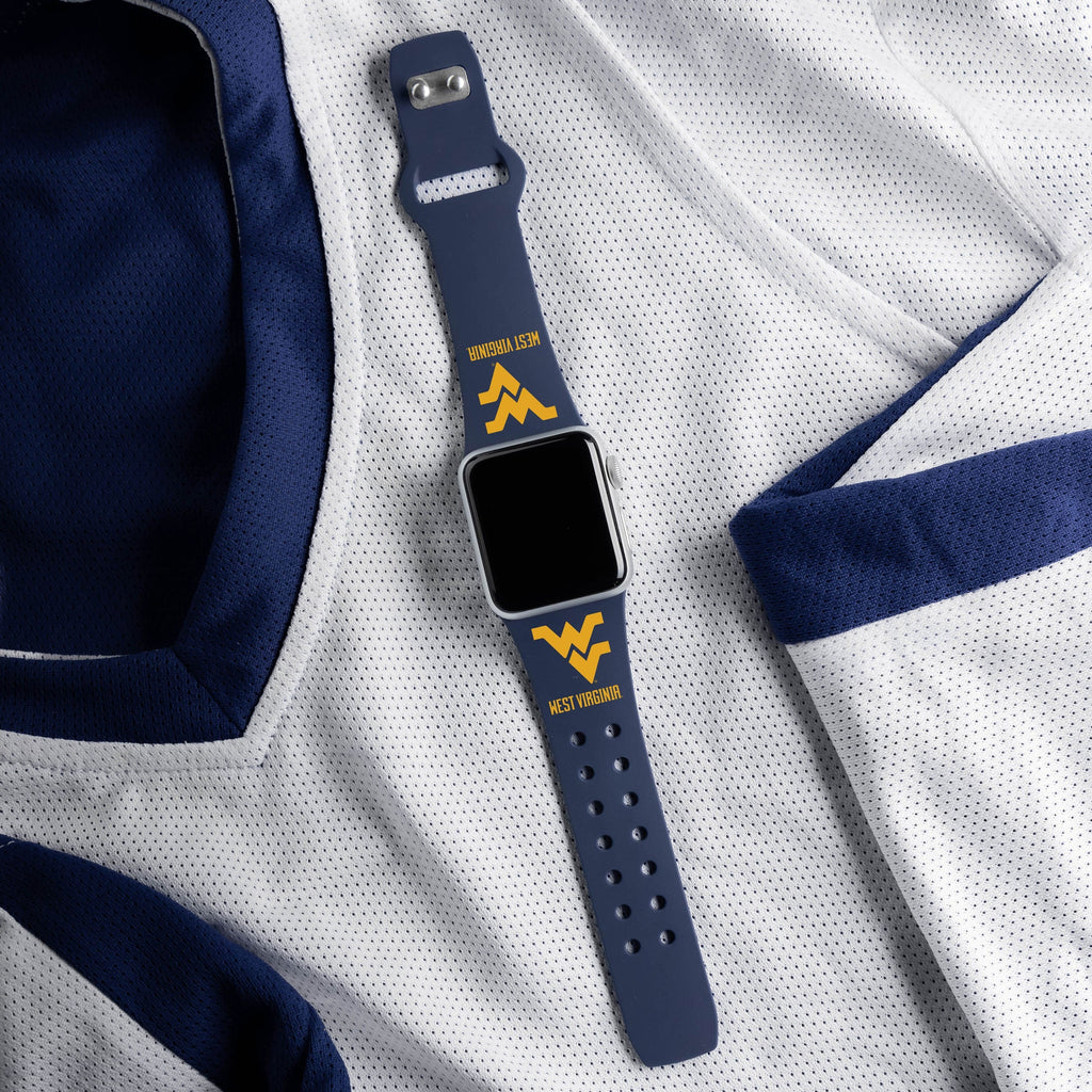 West Virginia Mountaineers HD Apple Watch Band
