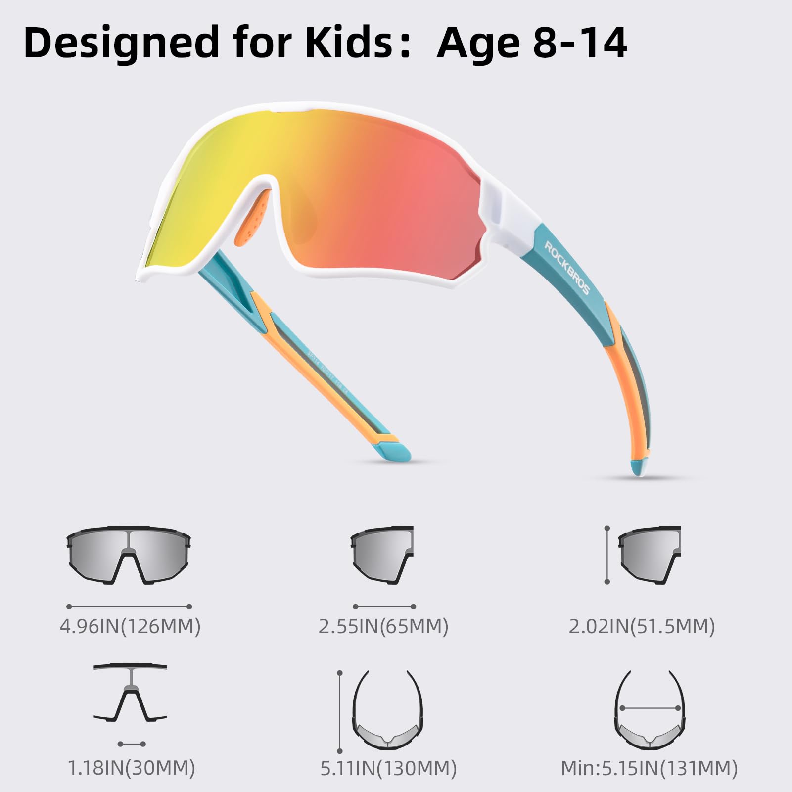 SP314 Kids Polarized Sunglasses UV400 Protection
