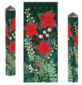 Winter Garden Art Pole 40 Inches Tall Painted Peace