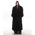 Women’s Luxury Faux Fox Fur Coat – Winter Warm Long Plush Trench Coat