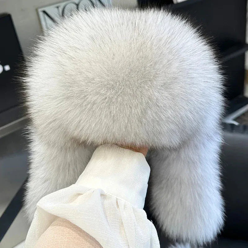 Women’s Real Fox Fur Hat