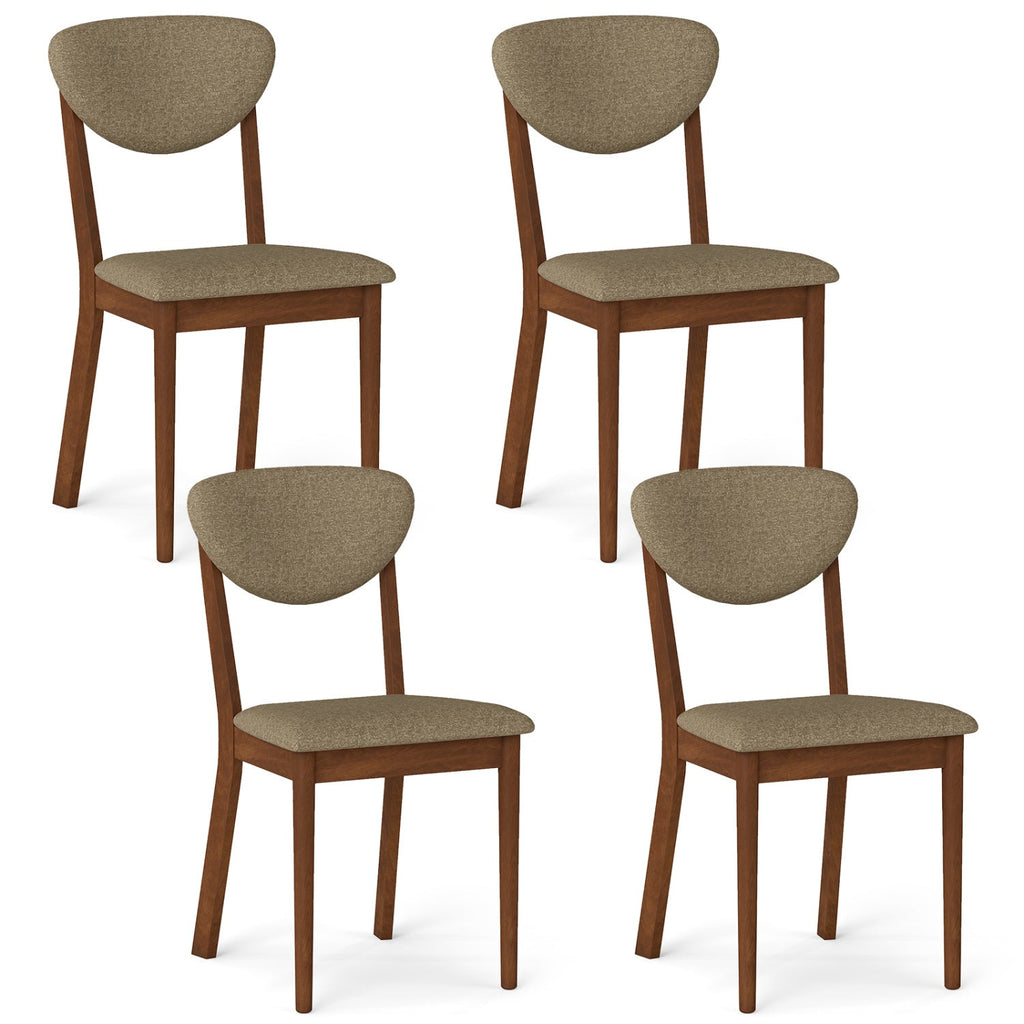 Dining Chairs Set of 4 with Padded Seats and Backrest