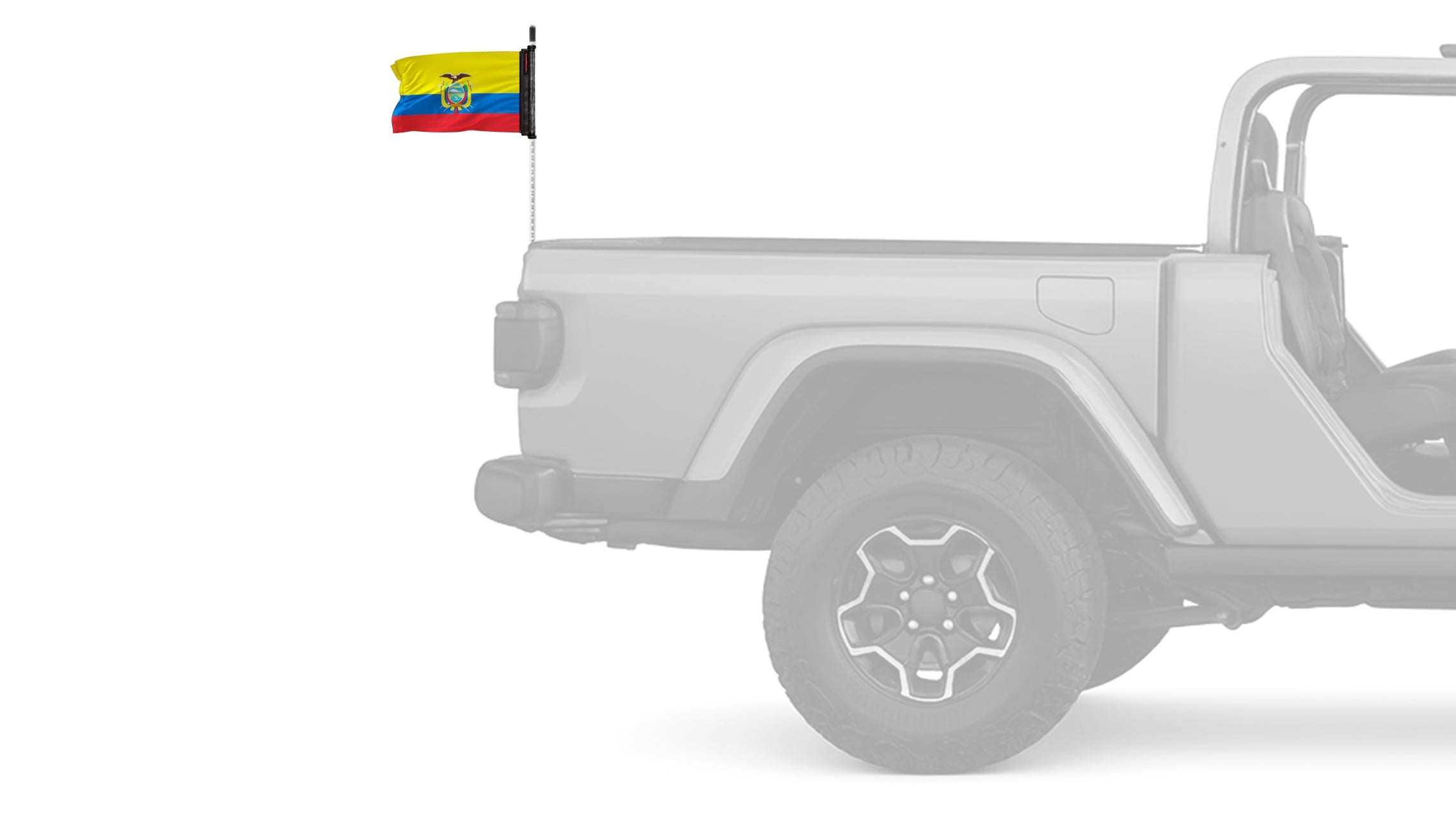 Ecuador 12"x18" Forever Wave Flag