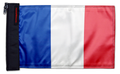 France 12"x18" Forever Wave Flag for Jeep Wrangler LJ 2003-2006