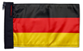 Germany 12"x18" Forever Wave Flag for Jeep Wrangler YJ 1986-1995
