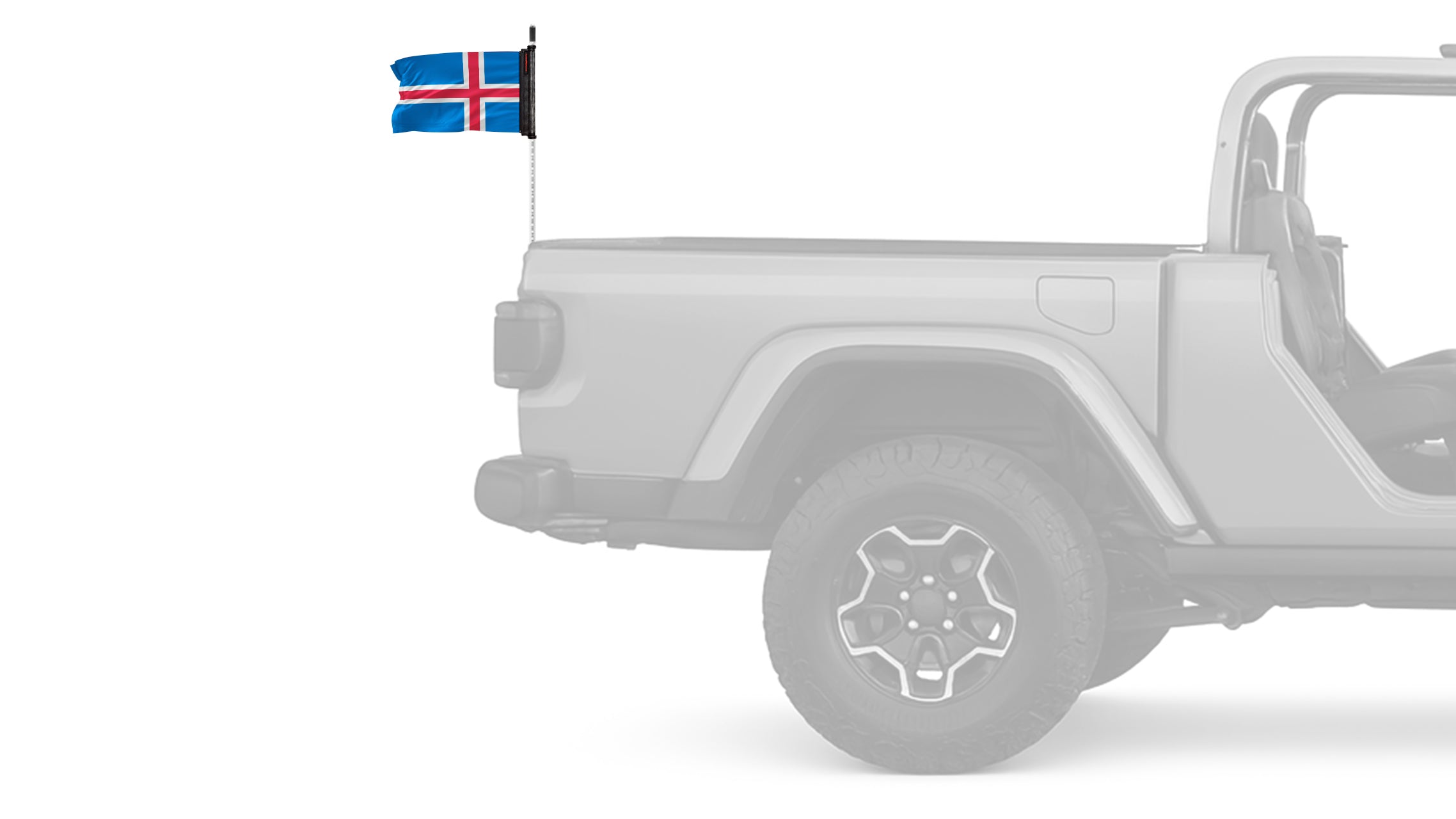 Iceland 12"x18" Forever Wave Flag