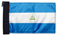 Nicaragua 12"x18" Forever Wave Flag for Jeep Wrangler YJ 1986-1995