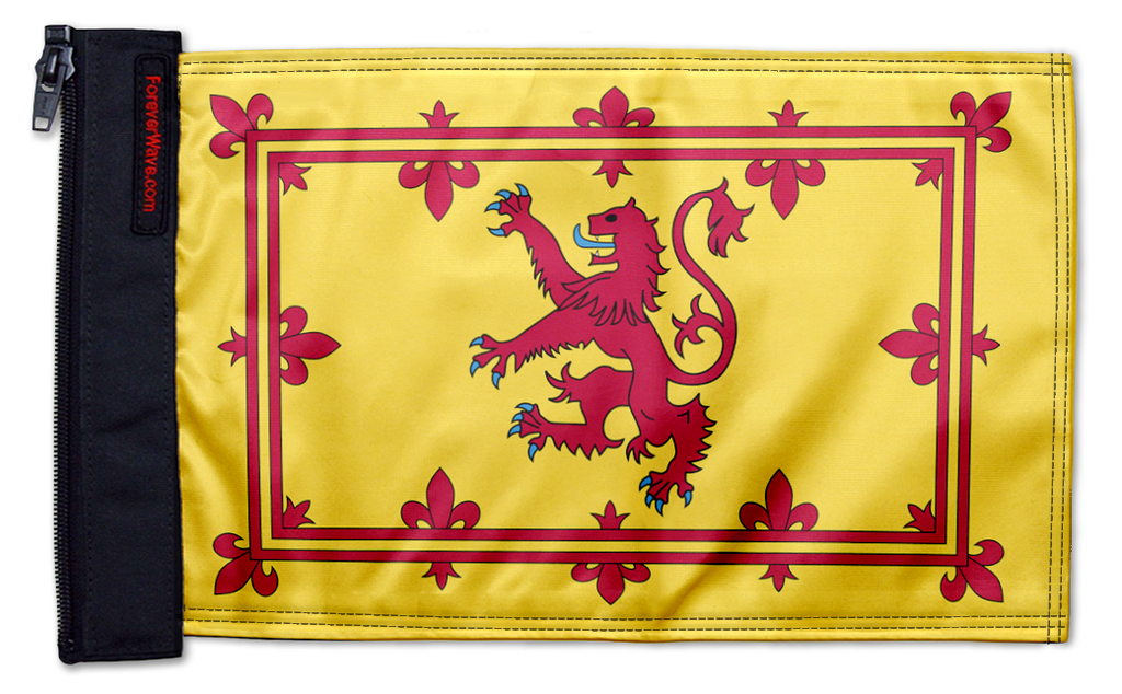 Scotland Lion Rampant 12"x18" Forever Wave Flag for Jeep Wrangler LJ 2003-2006