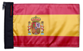 Spain 12"x18" Forever Wave Flag for Jeep Wrangler YJ 1986-1995
