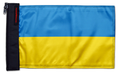 Ukraine 12"x18" Forever Wave Flag for Jeep Wrangler CJ-7 and CJ-8 1976-1986
