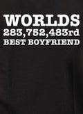Worlds 283,752,483rd Best Boyfriend Kids T-Shirt