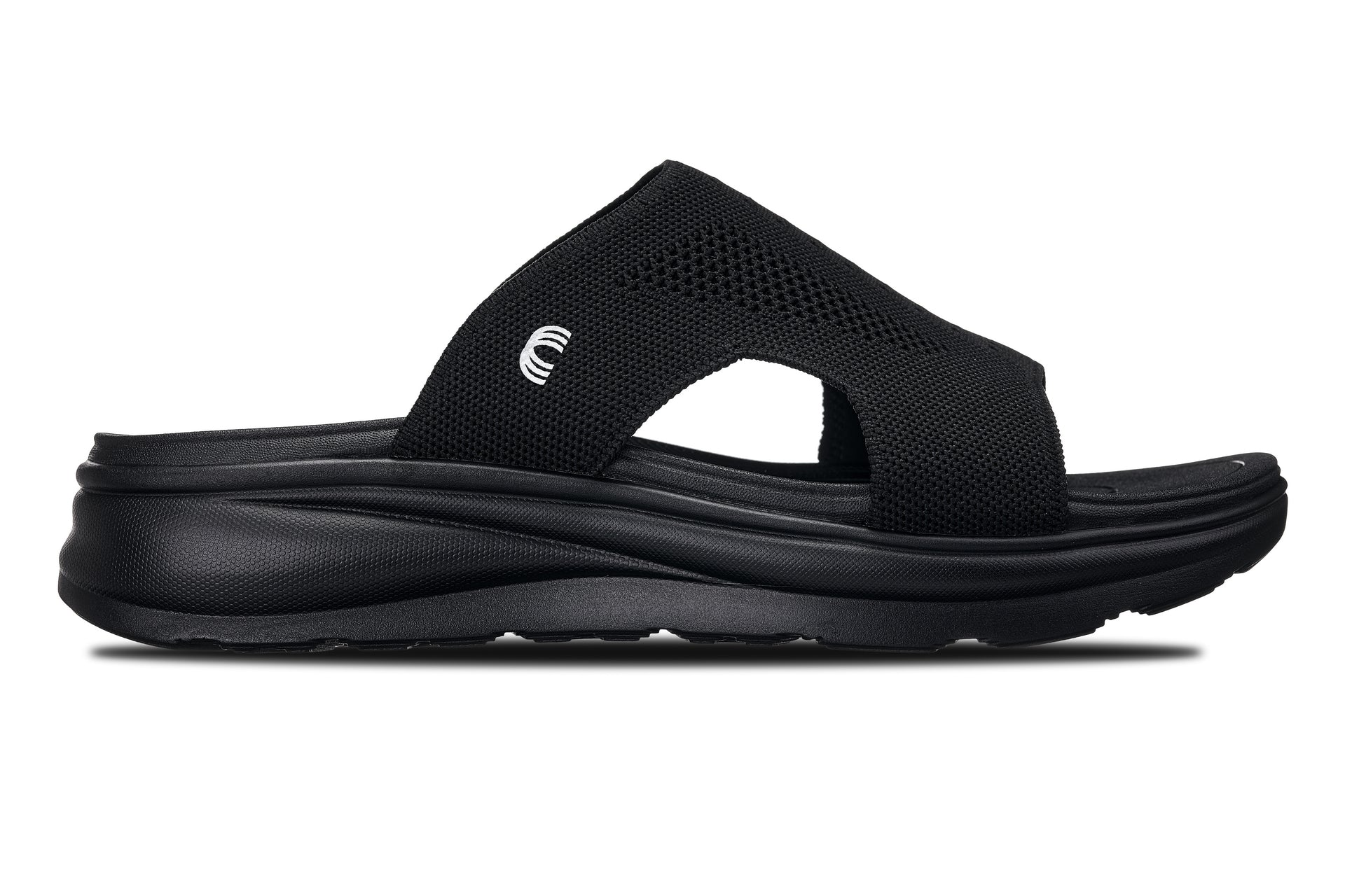 CALTO - X1657 - 2 Inches Taller (Black/Knitted Black)