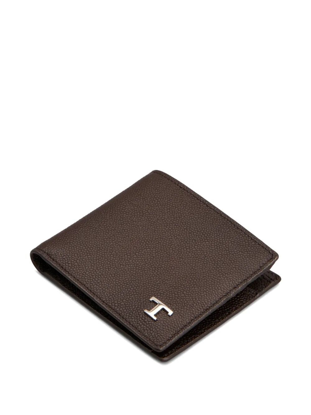TOD'S Leather Folding Wallet for Men - Mini Size