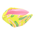 Sequin Beaded Leaf Knot Burnout Headband