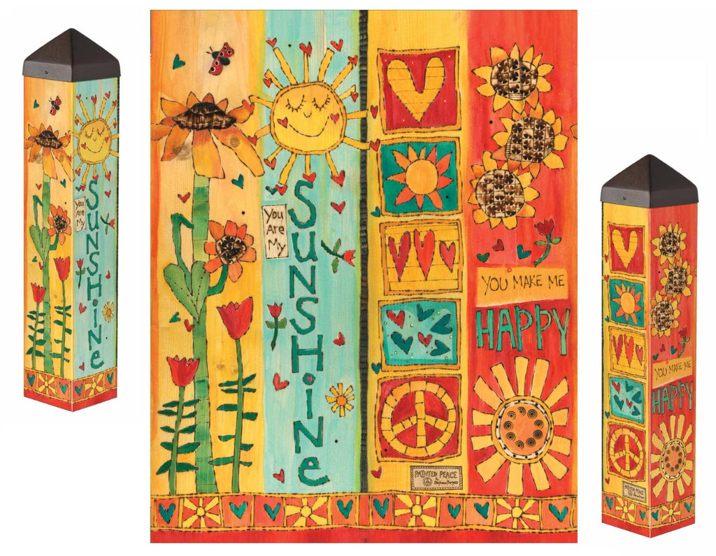 You Are My Sunshine Art Pole 20 Inches Tall