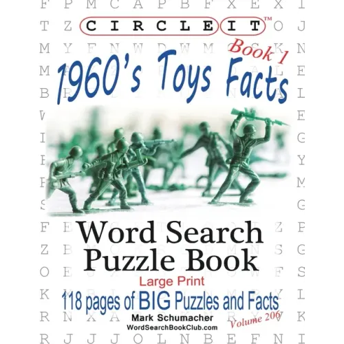 Circle It, 1960s Toys Facts, Book 1, Word Search, Puzzle Book - Paperback