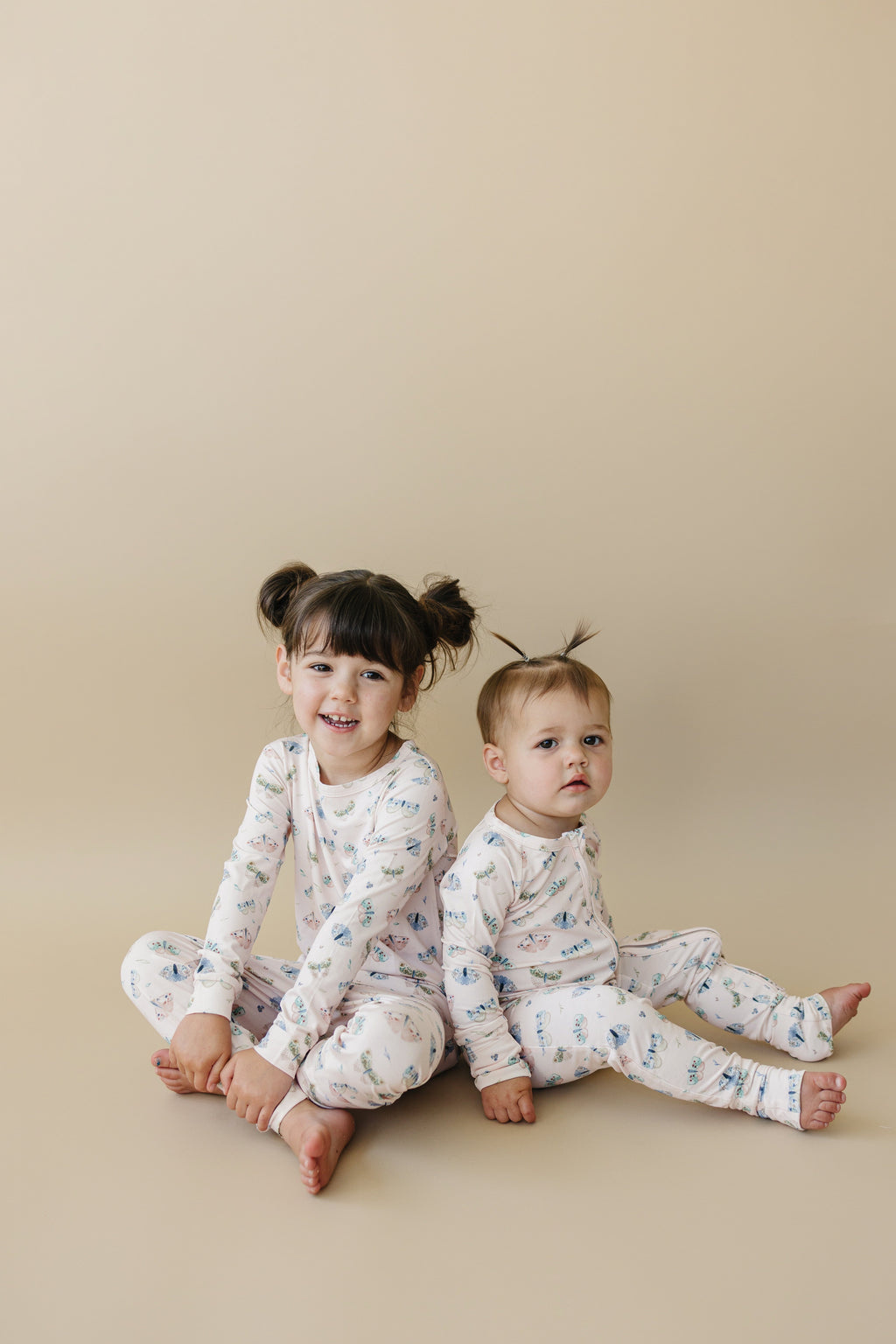 Luna Moths Bamboo Zippy Pajamas