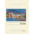 Vintage Lined Notebook Greetings from New London - Paperback