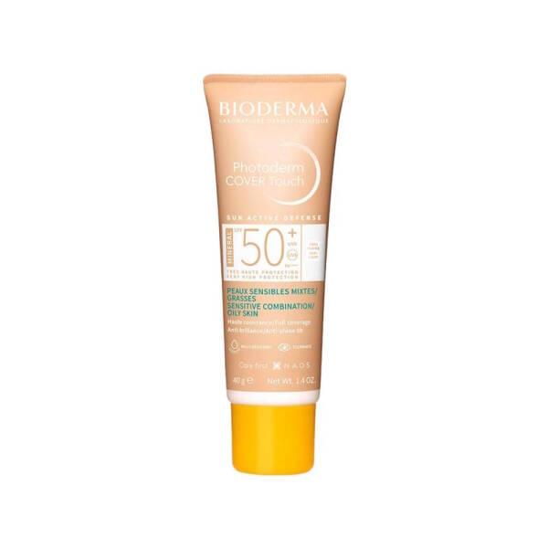 Bioderma Photoderm Cover Touch Very Light Mineral Sunscreen SPF50+ Concealing Effect for Combination/Oily Skin