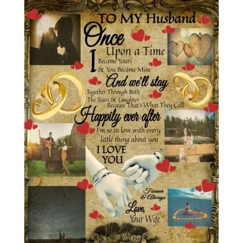 To My Husband Once Upon A Time I Became Yours & You Became Mine And We'll Stay Together Through Both The Tears & Laughter: 20th Anniversary Gifts For - Paperback