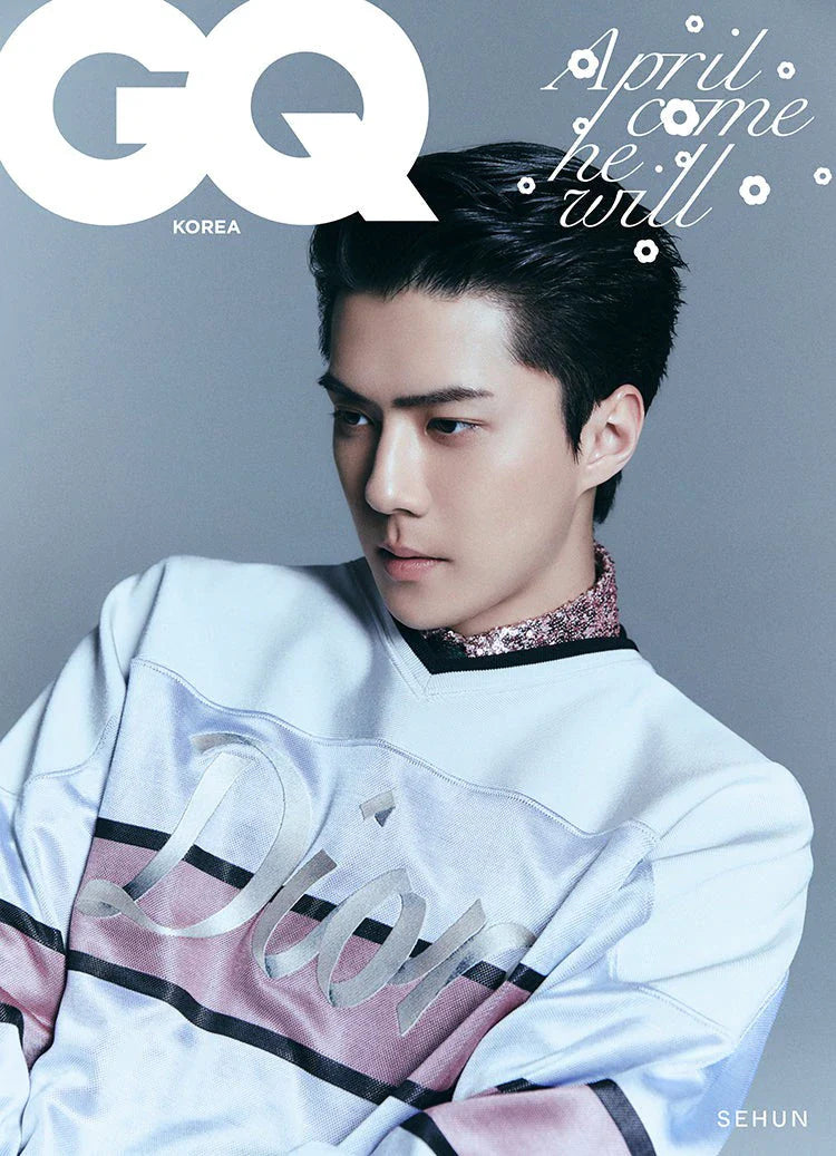 EXO Sehun Cover On Gq Magazine Korea (April 2022 Issue)