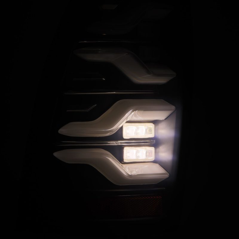 AlphaRex 05-15 Toyota Tacoma LUXX LED Taillights Blk w/Activ Light/Seq Signal 680060 *Discontinued