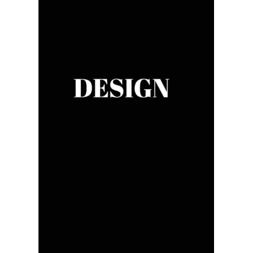 Design: Hardcover Black Decorative Book for Decorating Shelves, Coffee Tables, Desk, Bookcase, Living Room, Office, Home Accents - Hardcover