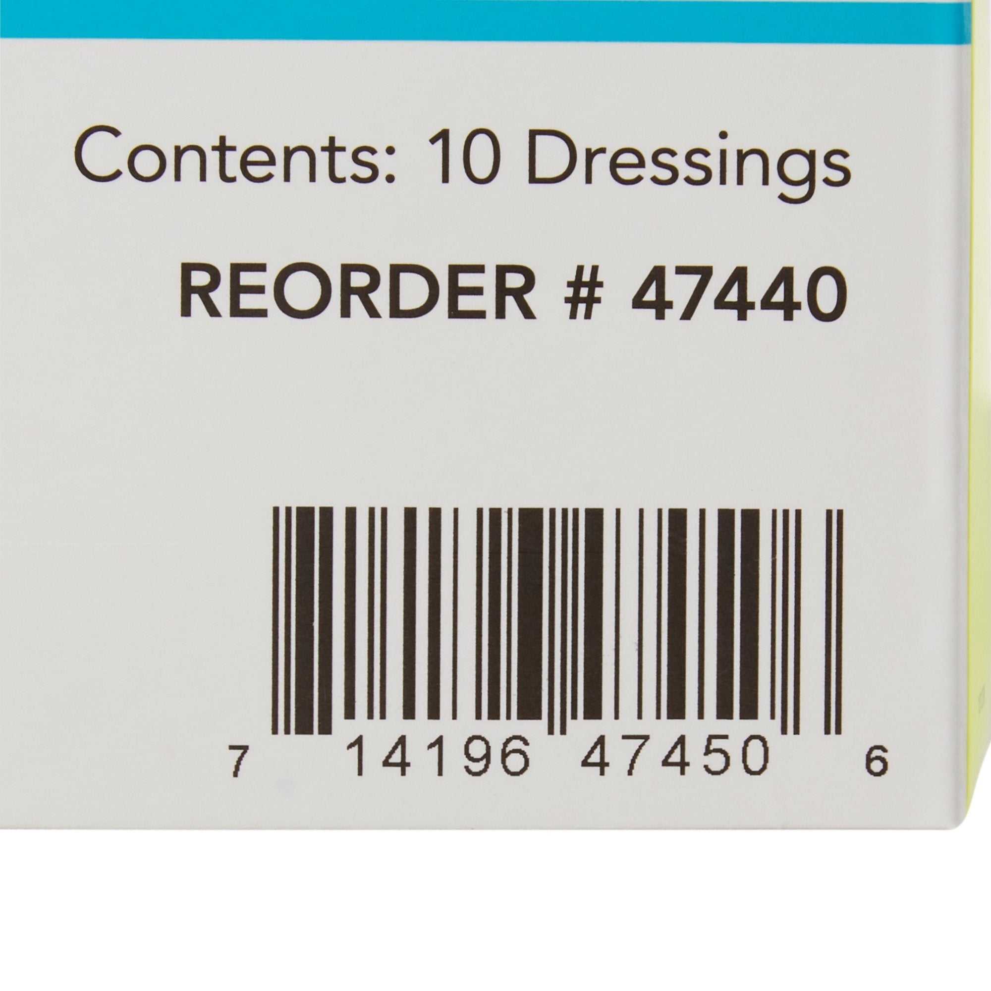 ComfortFoam™ Border Lite Thin Bordered Foam Wound Dressing, 4 x 4 Inch 47440