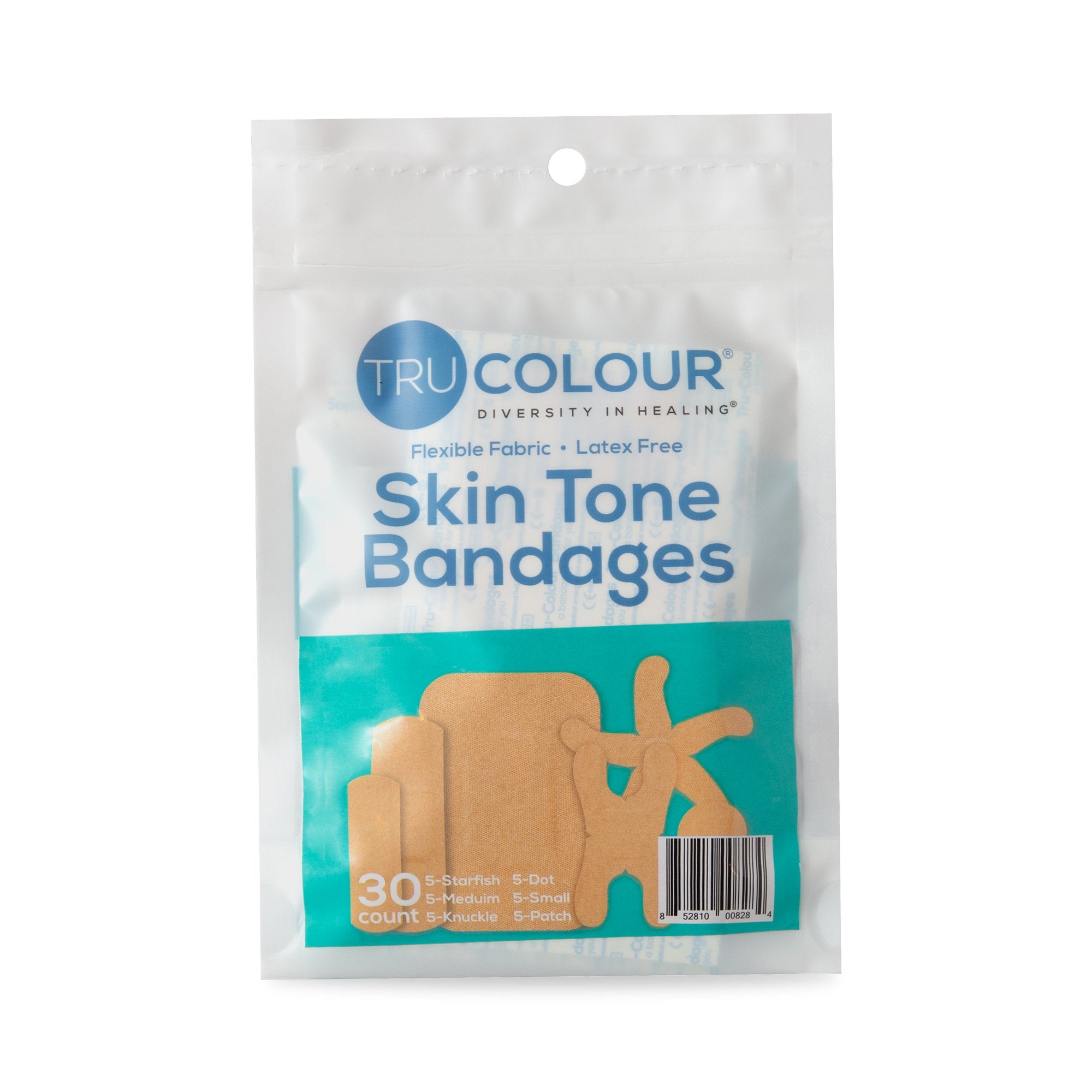 TruColour® Beige Adhesive Strip, Assorted Shapes and Sizes TCB-AASD
